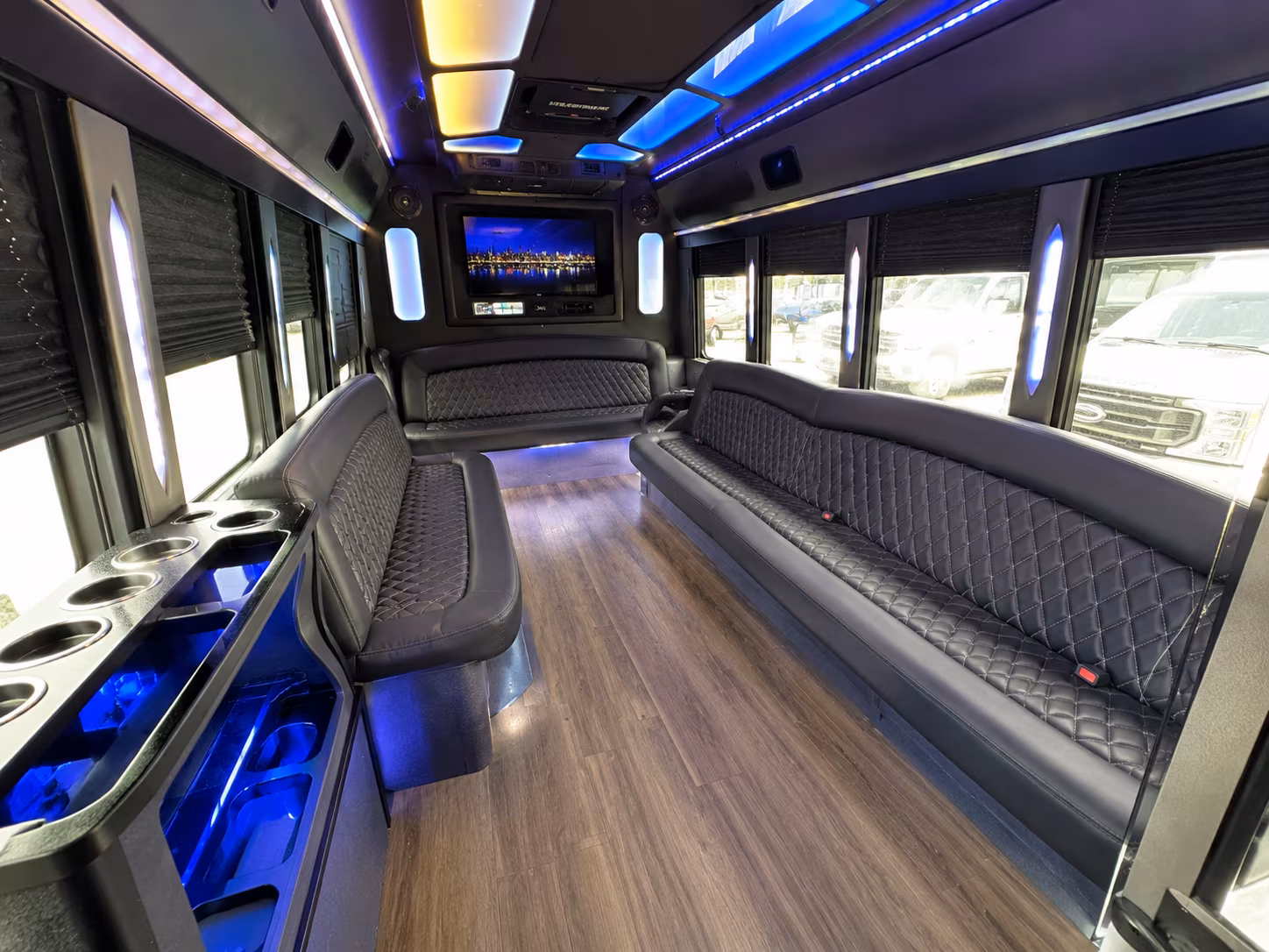 Sunnyvale Bachelor & Bachelorette Transportation party bus exterior