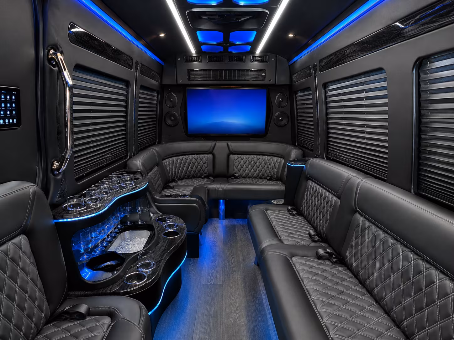 Sunnyvale School Event Transportation party bus exterior
