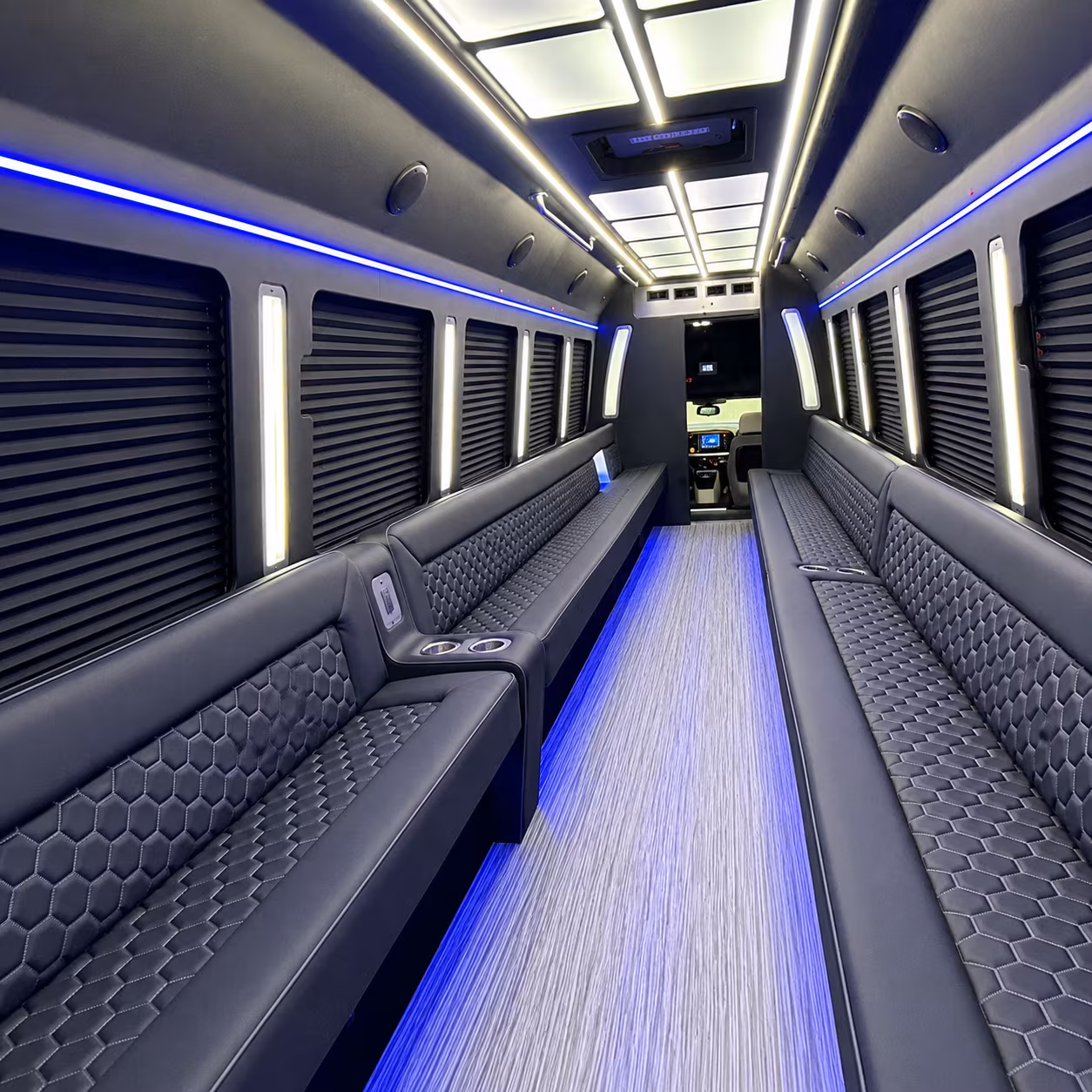 Sunnyvale Sporting Event Transportation party bus exterior
