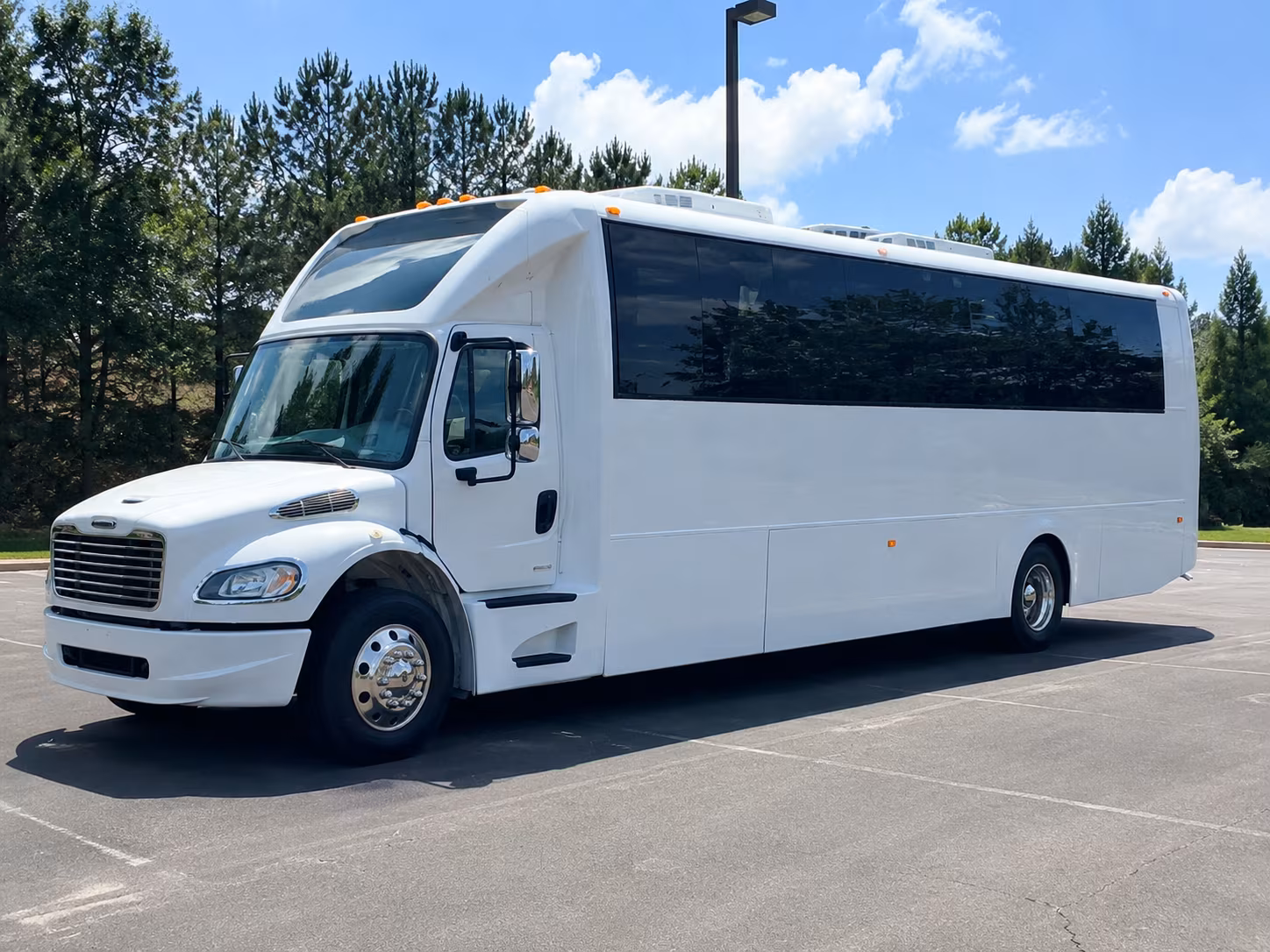 Sunnyvale Wedding Transportation party bus exterior
