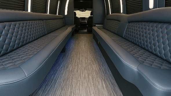 sunnyvale 20 passenger party bus interior